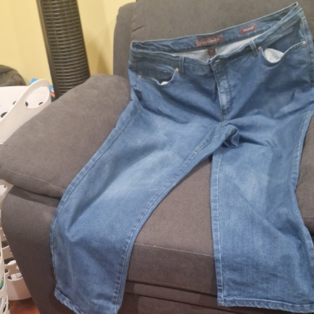 Gloria Vanderbilt Blue Straight Leg Jeans